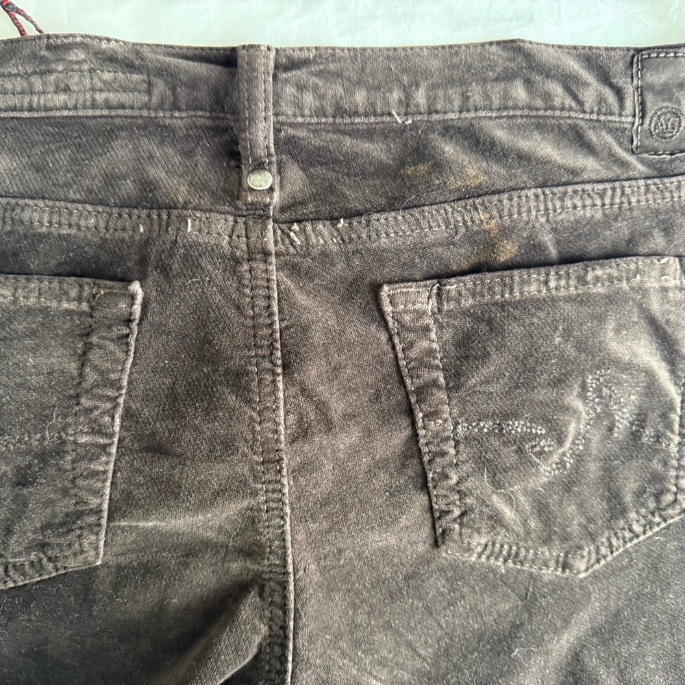 Adriano Goldschmied Brown Velvet Jeans